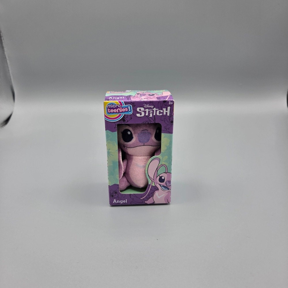 Disney Micro Teenies Stitch Angel Mini Plush Toy Basic Fun 2024 New in Box